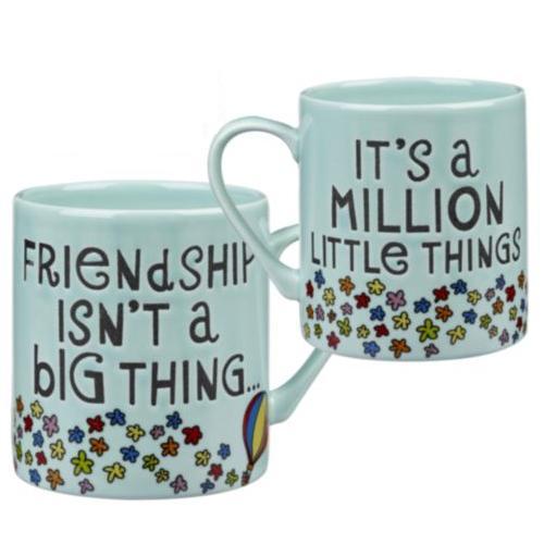 Cana cu mesaj "Friendship Isn\'t a Big Thing"
